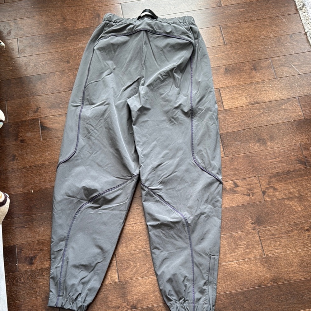 Gray Pants with Belt